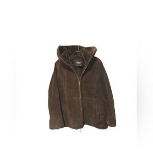 Brown barn coat Brown Suede Jacket